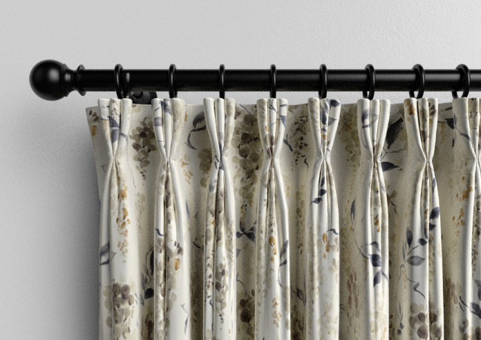 Wisteria Silk, Grey - Made to Measure Curtains - Image 11